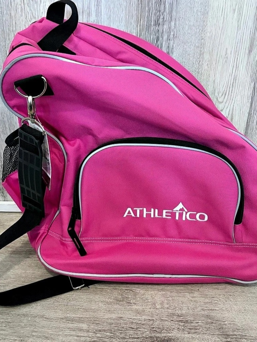 Athletico Premium Ice Inline Skate Bag Roller Skating Carry Pink Hockey Shoulder
